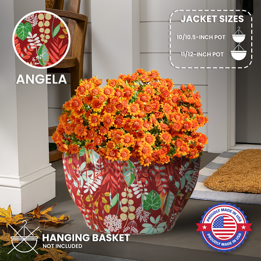 Hanging Basket/Flowerpot Cover - ANGELA